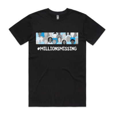 Emerge Australia #millionsmissing - Cotton T-Shirt  2021 Thumbnail